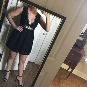 Boutique Lace Mini Dress